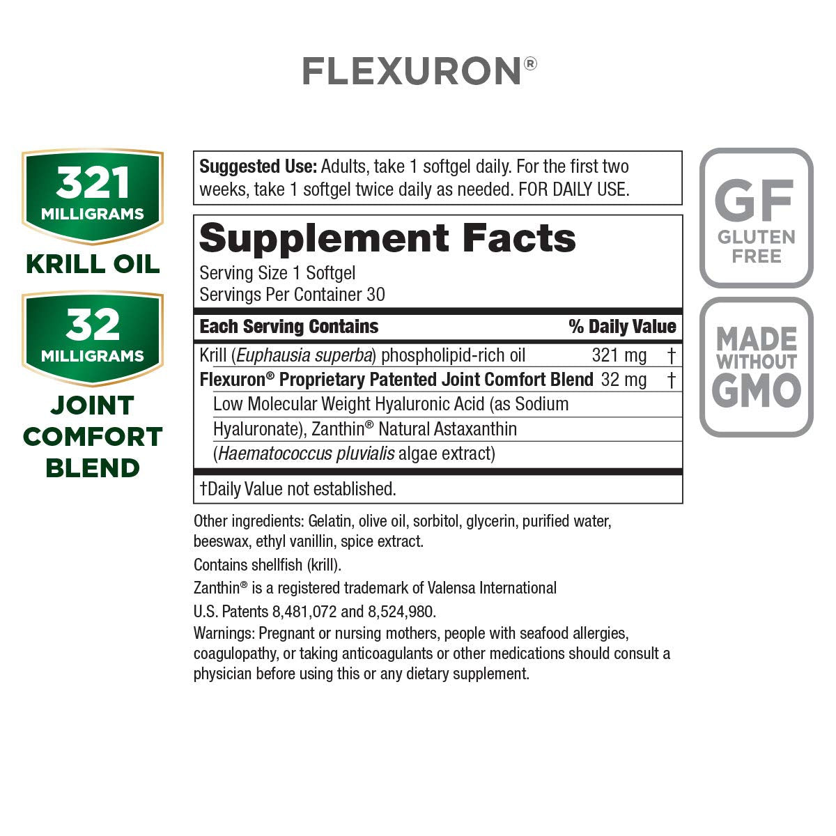 Purity Products Flexuron Joint Support Softgels - image 2