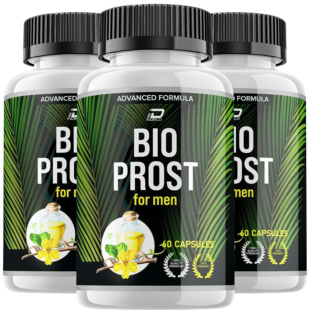 Indelo Bio Prost Supplement for Men - 180 Capsules