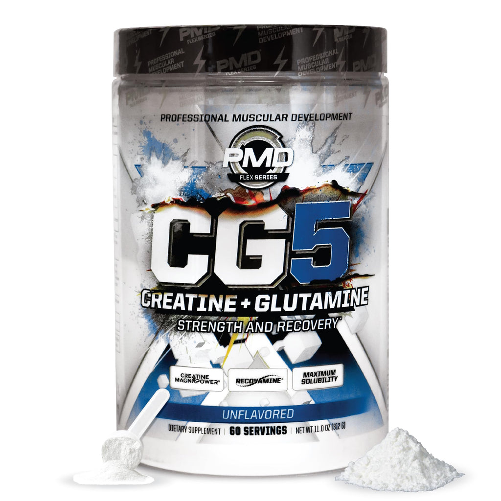 PMD Sports CG5 Creatine & L-Glutamine Powder - 60 Servings