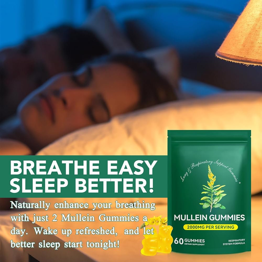 Ruduwu Mullein Gummies for Lung Detox