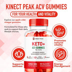 LIVORKA Kinect Peak Keto ACV Gummies - 120 Count (2 Pack) - image 2