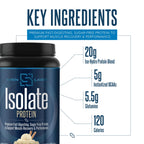 SIRENLABS Isolate Premium Whey Protein Vanilla Ice Cream - 30 Servings - image 7
