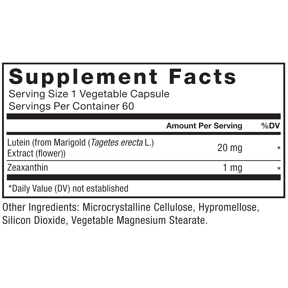 Force Factor Lutein and Zeaxanthin Eye Vitamins - 60 Capsules - image 5