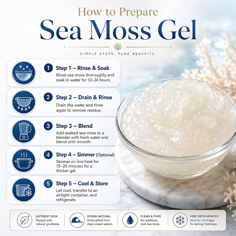 Ahai Life Full Spectrum Raw Sea Moss from St. Lucia - 4 oz - image 4