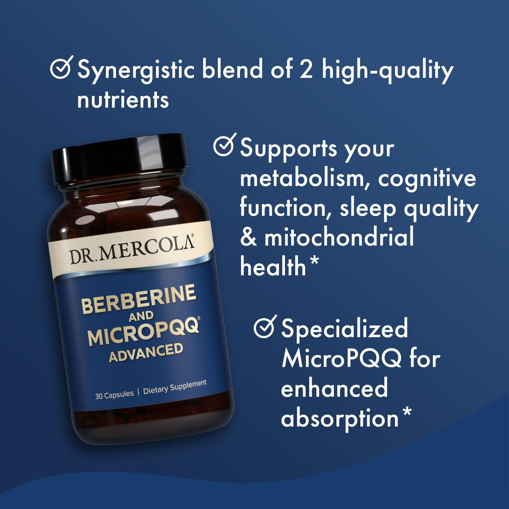Dr. Mercola Berberine and MicroPQQ Advanced