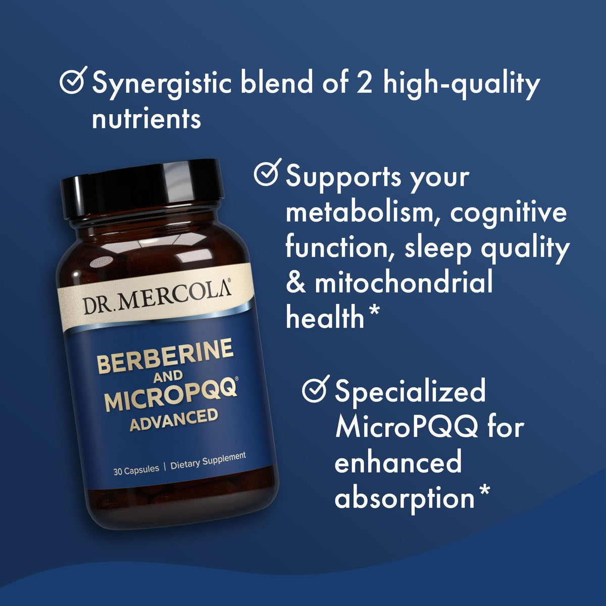 Dr. Mercola Berberine and MicroPQQ Advanced