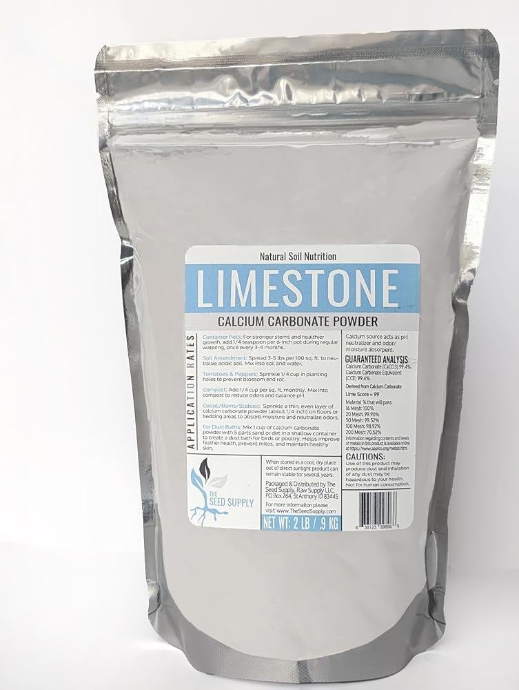 The Seed Supply Calcium Carbonate Limestone Powder - 2 lb