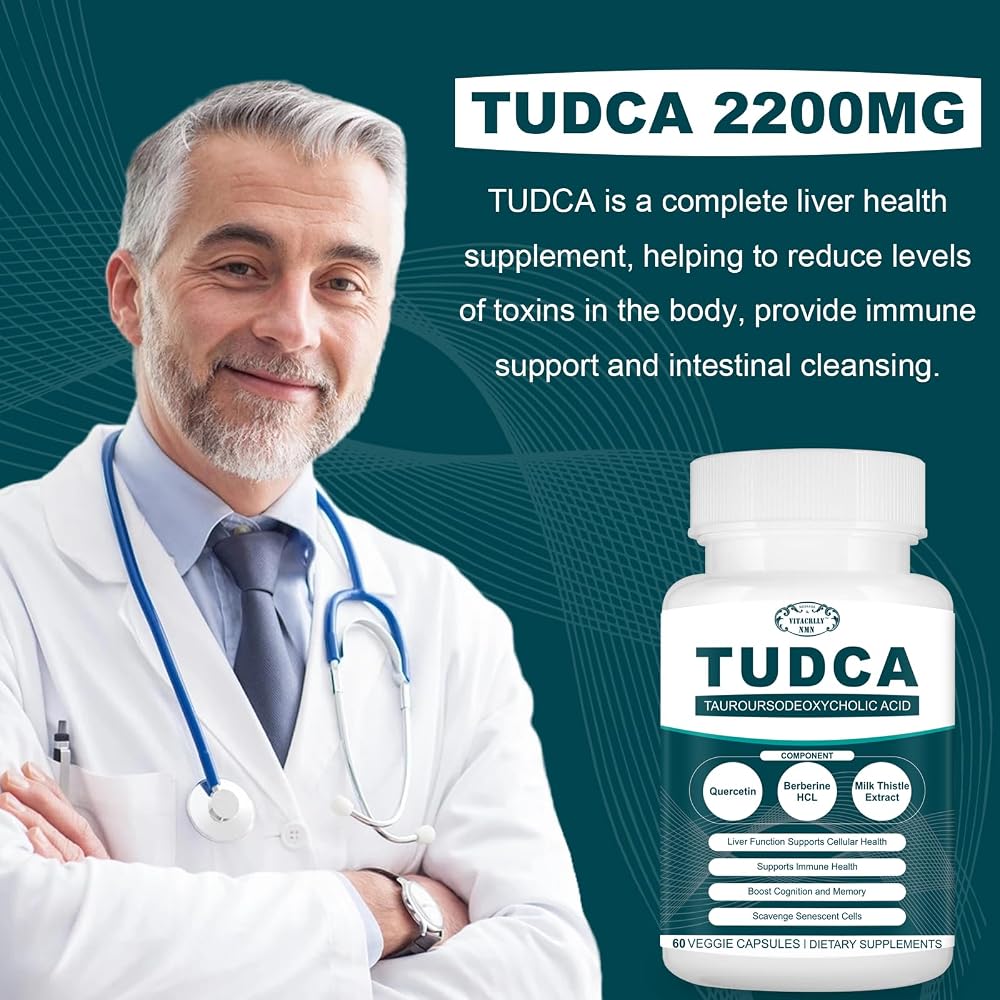 VITACRLLYNMN TUDCA 2200mg Liver Supplement - 60 Capsules - image 5