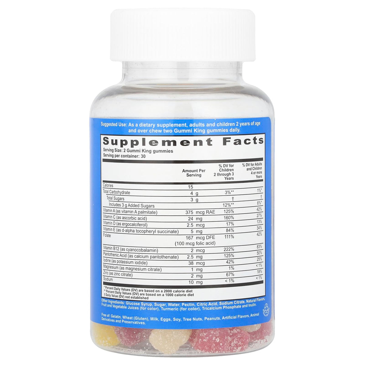 Gummi King Multivitamin and Mineral Supplement Gummies - 60 Count - image 2