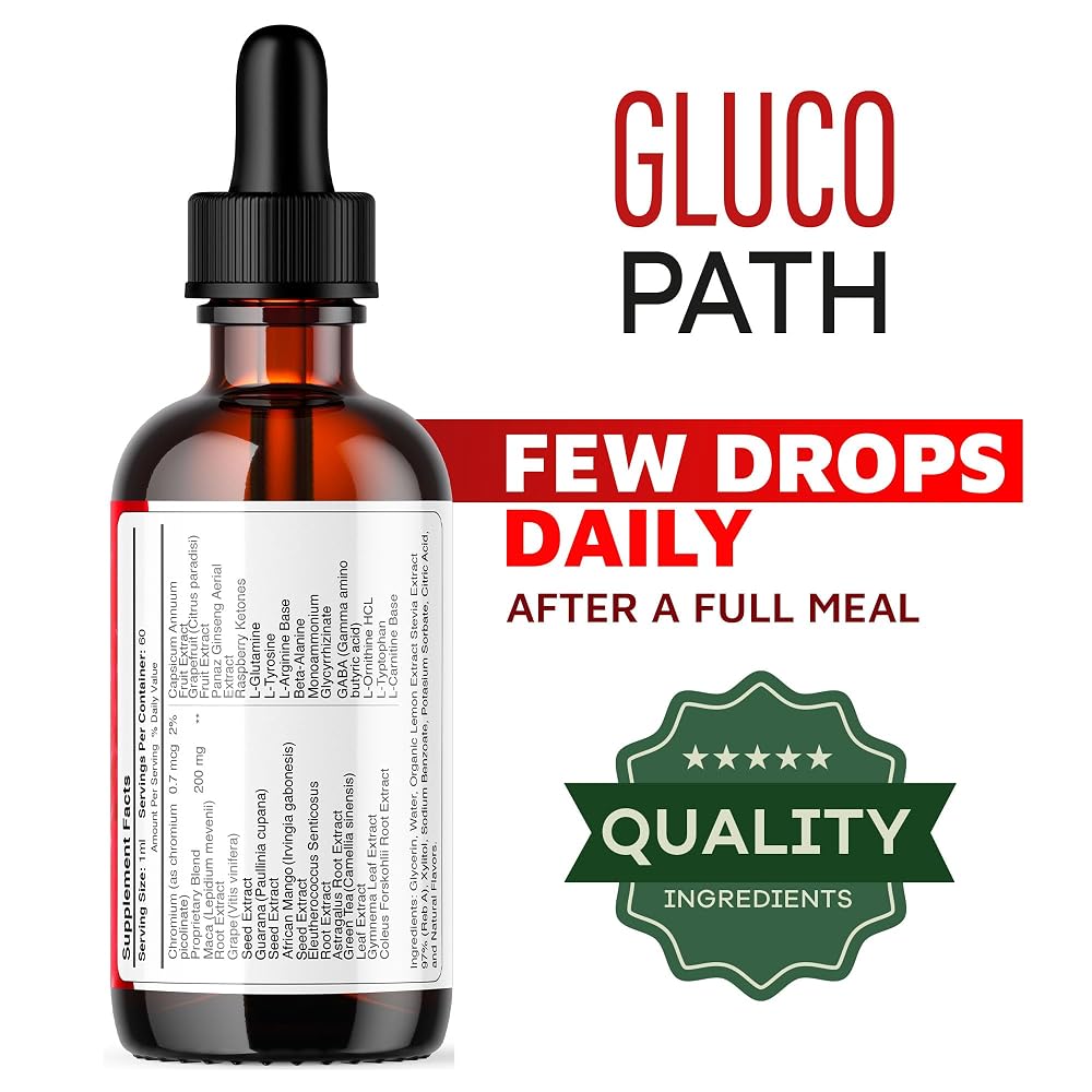 LIVORKA Glucopath Drops Liquid Supplement - 5 Pack - image 4