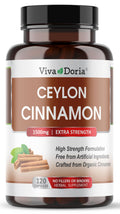 Viva Doria Ceylon Cinnamon Supplement - 120 Vegetarian Capsules