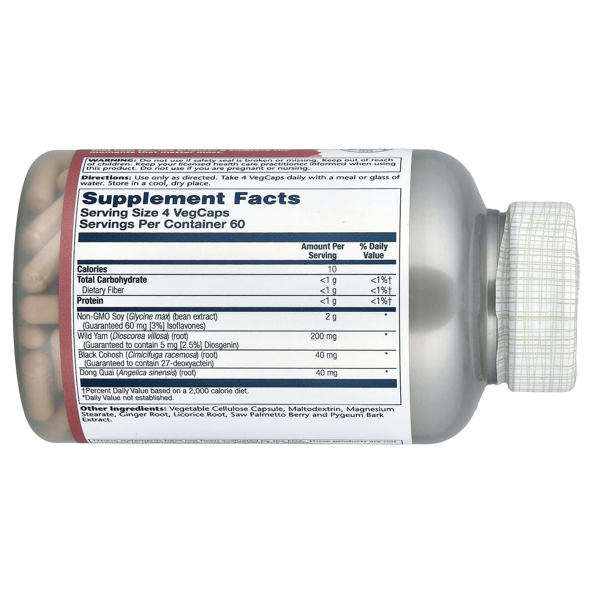 Solaray Phytoestrogen Supplement - 240 Capsules - image 2