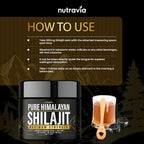 Nutravia Shilajit Pure Himalayan Organic Resin - 600mg - 2 Pack - image 3