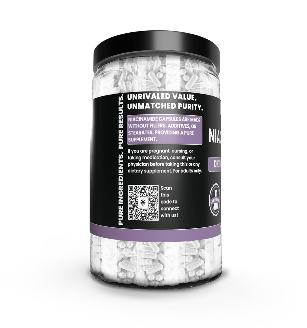 PURE ORIGINAL INGREDIENTS Niacinamide No Magnesium Or Rice Fillers