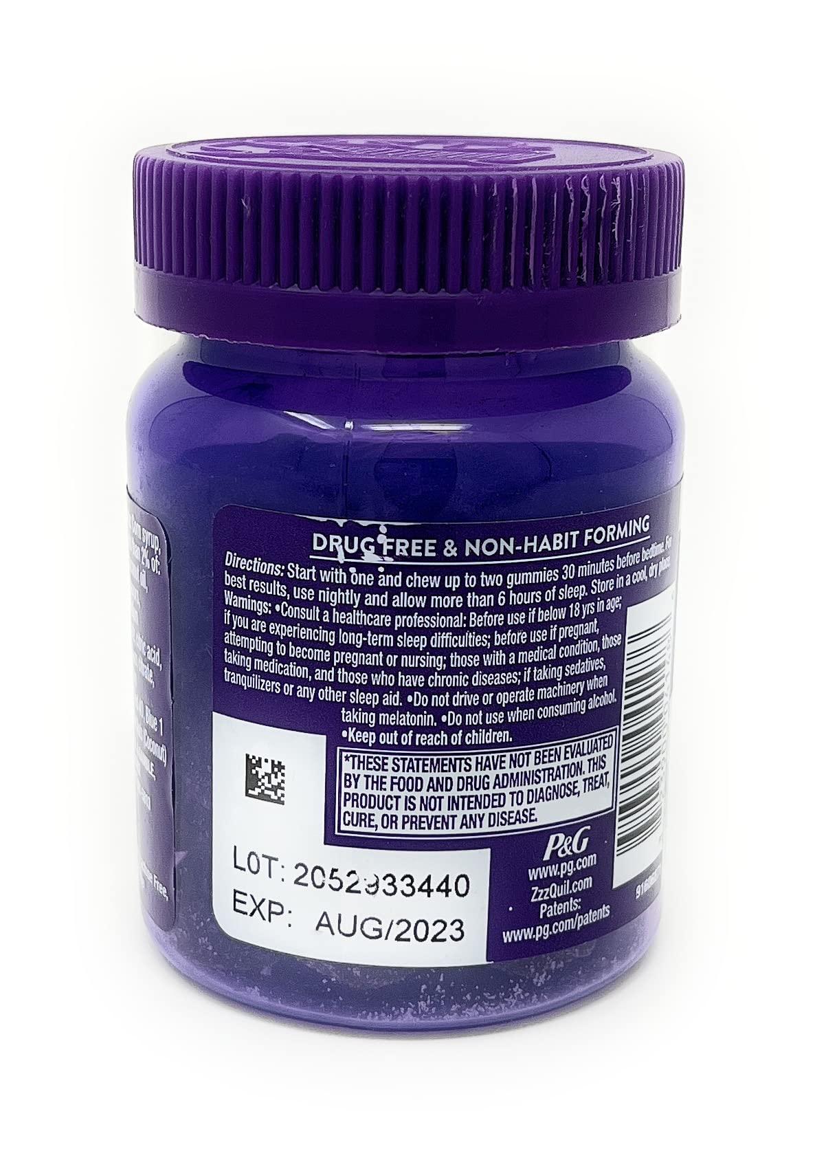 ZzzQuil Pure Zzzs Melatonin Sleep Gummies with Chamomile & Lavender - 60 Gummies - image 5