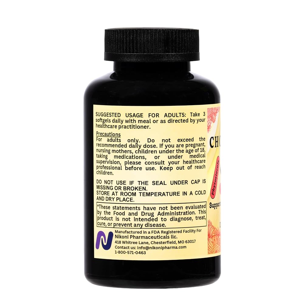 Nikoni Advanced Cholesterol Support 3600 mg Plant Sterols