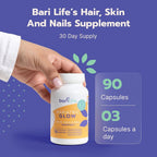 Bari Life Hair, Skin & Nails Supplement - 90 Tablets - image 5