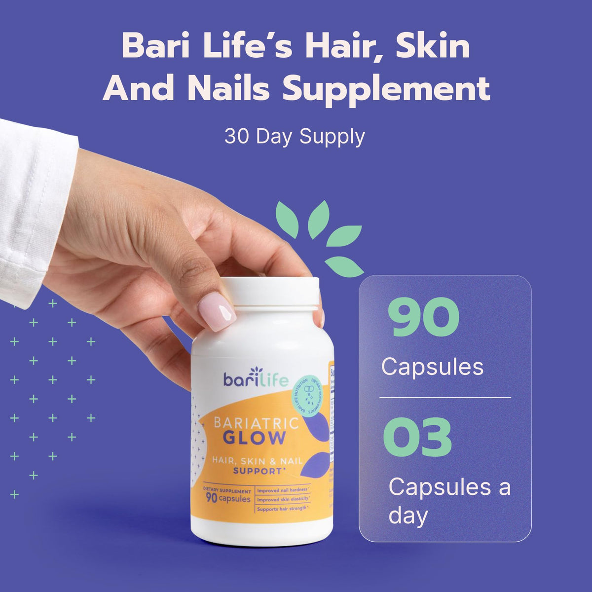Bari Life Hair, Skin & Nails Supplement - 90 Tablets - image 5