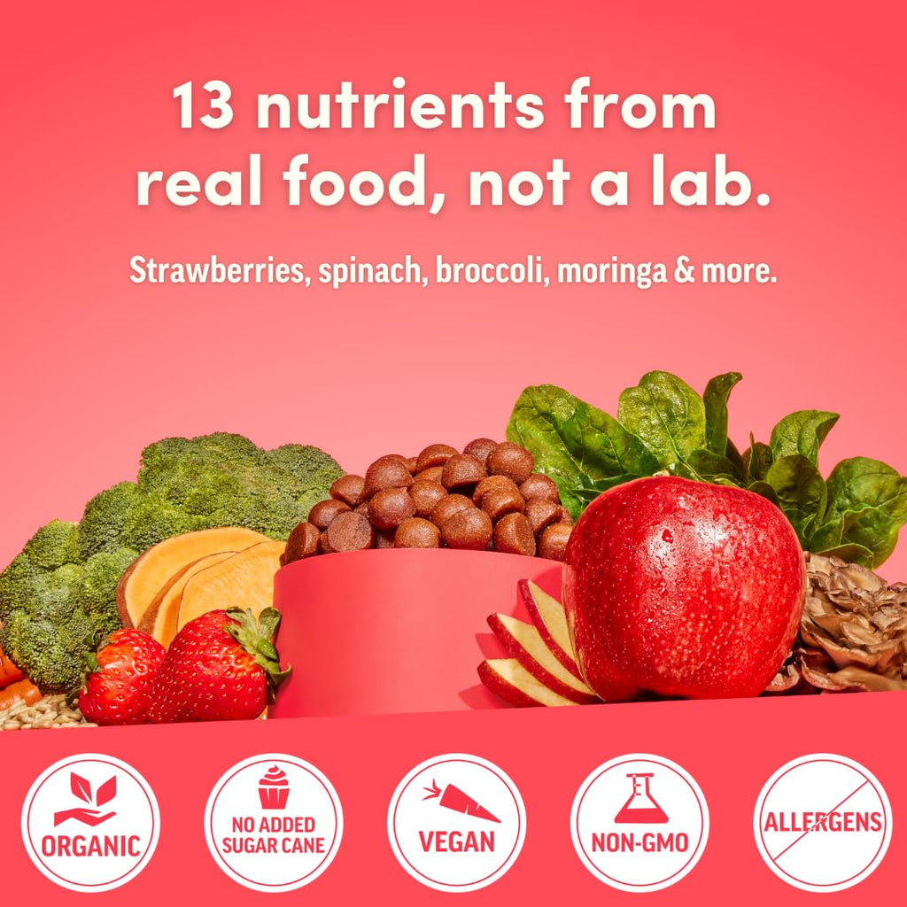 Llama Naturals Real Fruit Gummy Vitamins for Adults
