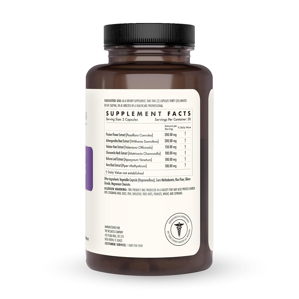 The Wellness Company Restful Sleep Melatonin-Free - 60 Capsules - image 3