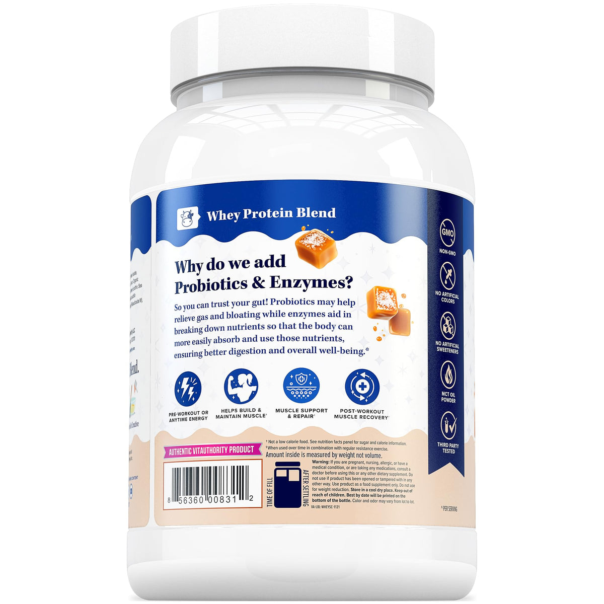 Vitauthority Whey Protein Powder for Women Salted Caramel - 30 Servings - image 7