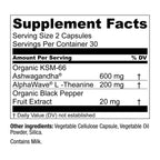 Live Conscious KSM-66 Ashwagandha with L-Theanine Stress Relief - 120 Capsules - image 5
