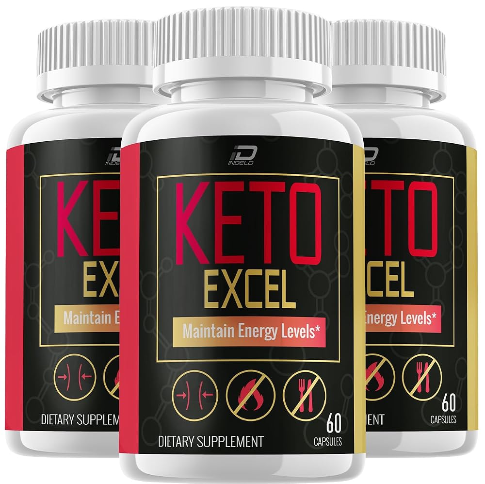 Indelo Keto Excel Advanced Formula Capsules for Energy - 180 Capsules