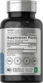 Horbäach DHEA 100mg Supplement - 200 Capsules - image 2