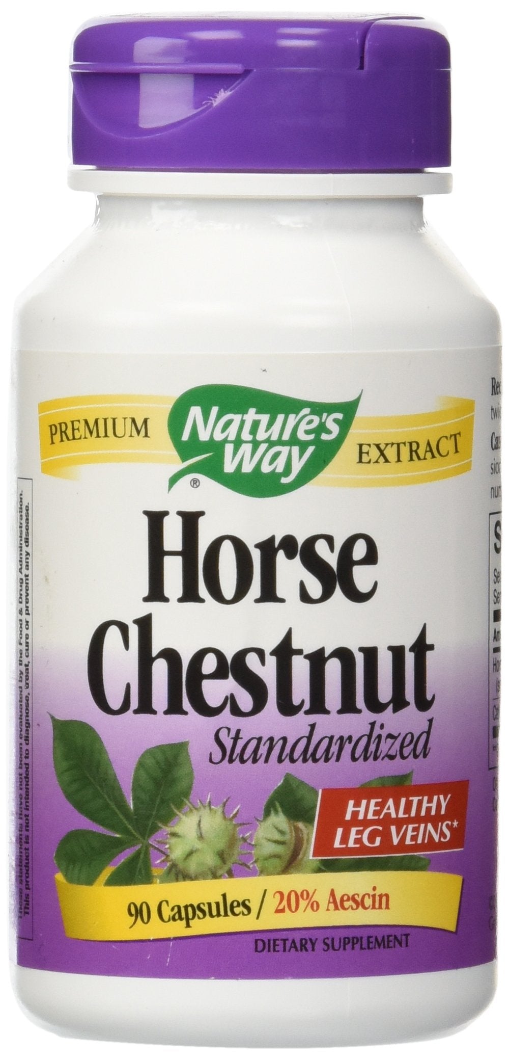 Nature's Way Horsechestnut Extract 250mg - 90 Capsules