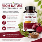 Healblend Organic Beet Root Capsules 1300mg - 120 Count - image 3