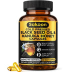 Sakoon Nutrition Black Seed Oil with Manuka Honey - 60 Capsules