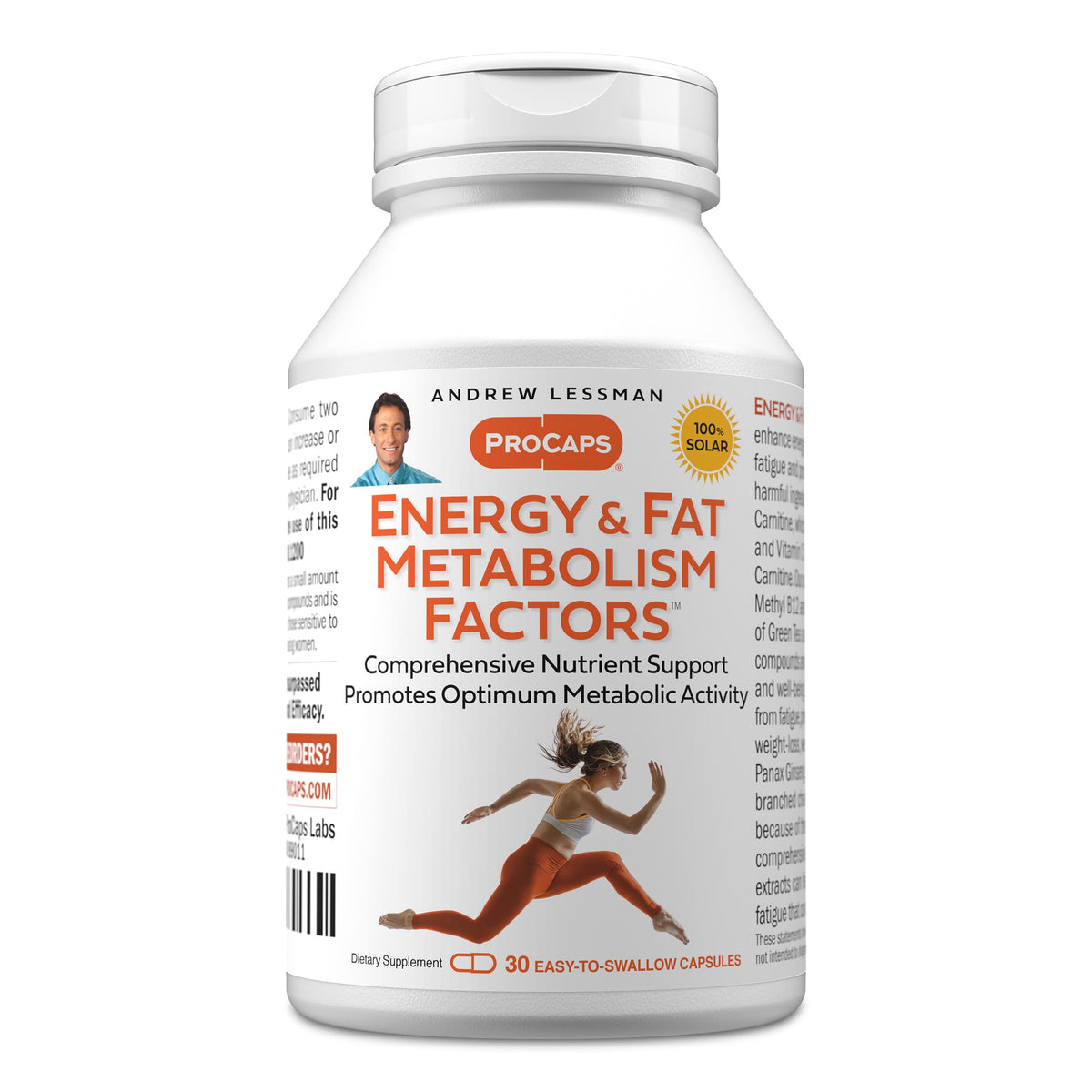 ANDREW LESSMAN Energy and Fat Metabolism Factors Capsules - Promotes