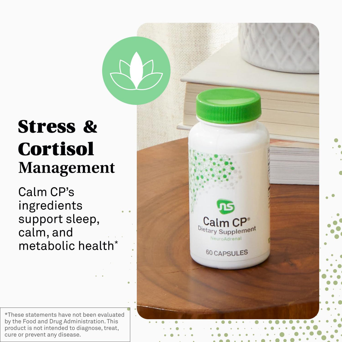 NeuroScience Calm CP Neuro Adrenal Support - 60 Capsules - image 2