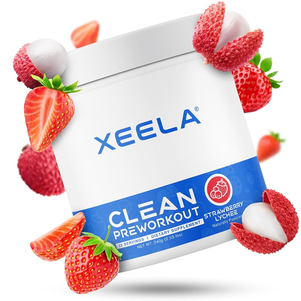 XEELA Pre Workout Powder - Clean & Tested - Jitter Free