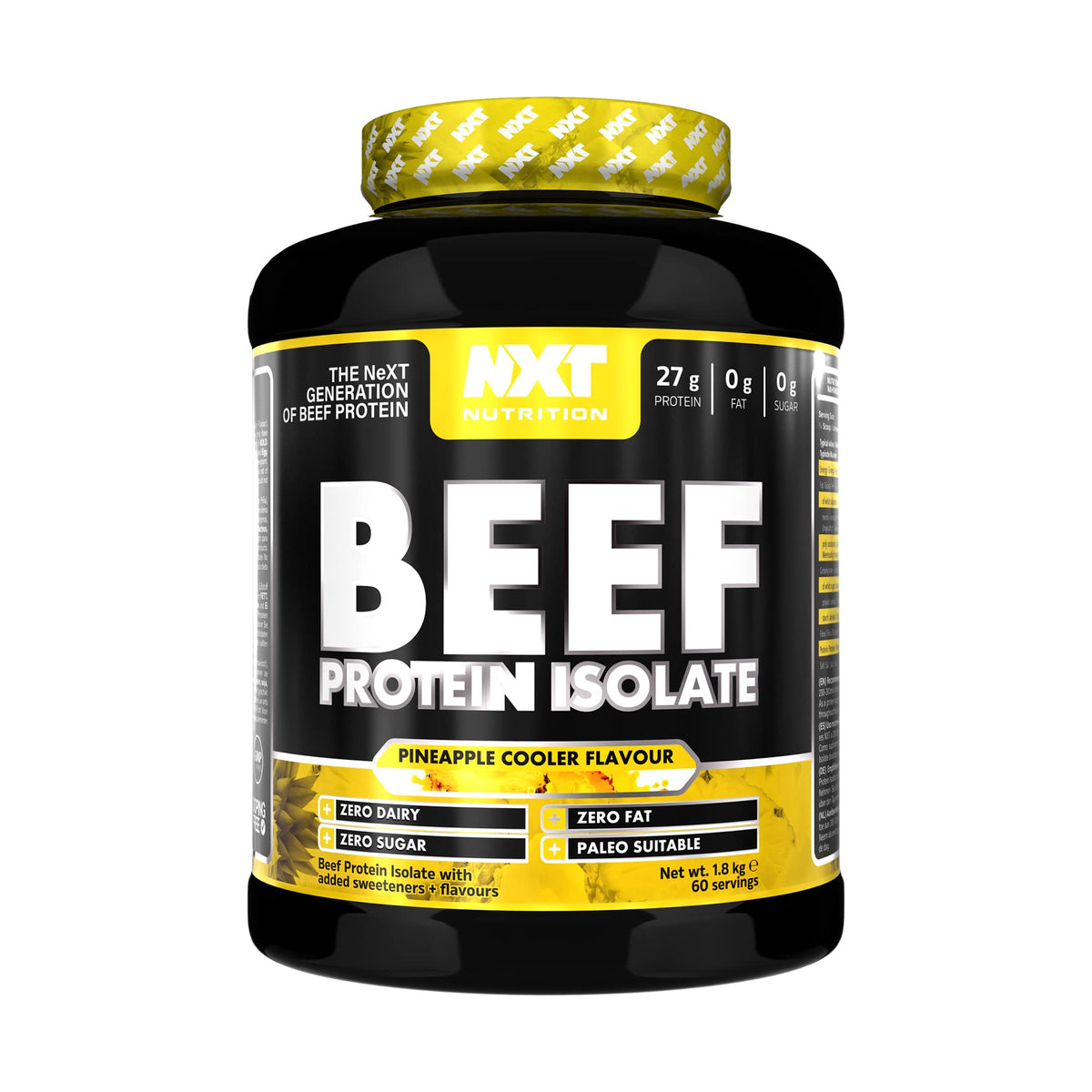 NXT Nutrition Beef Protein Isolate Pineapple - 1.8kg