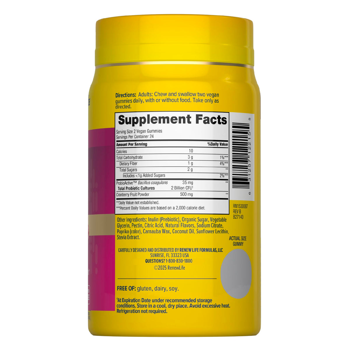 Renew Life Women's Probiotic Gummies 2 Billion CFU - 48 Count - image 2