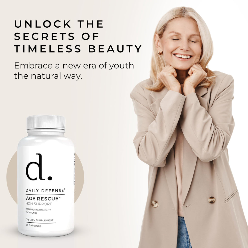 Daily Defense Age Rescue Anti Aging Amino Acids - 60 Capsules - image 2