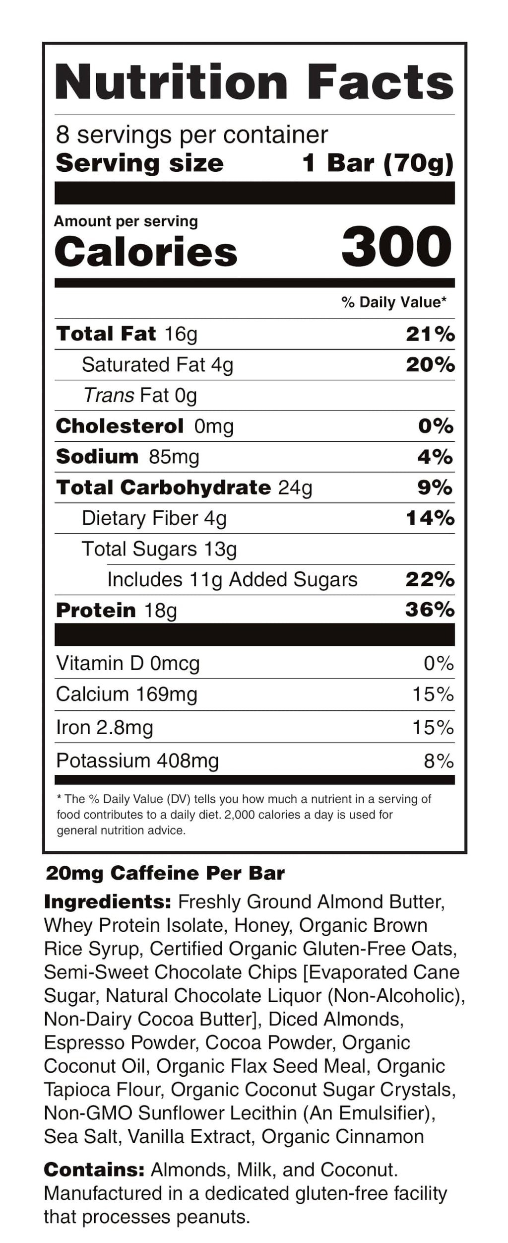 G2G Protein Bar, Almond Mocha Parent