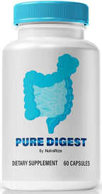 NutraRize Pure Digest Capsules for Digestive Health - 60 Capsules