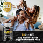 duwhot Activated Charcoal Gummies for Kids, 500mg - 60 Gummies - image 7