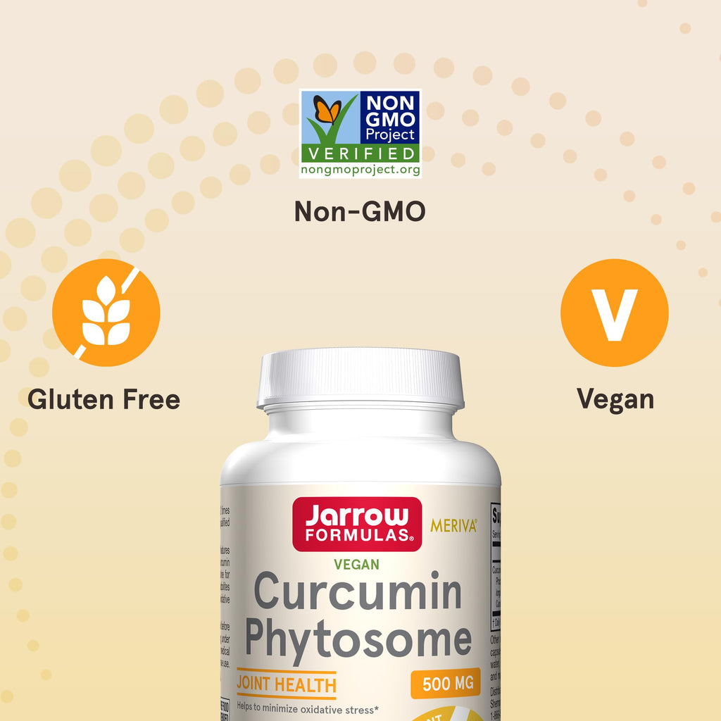 Jarrow Formulas Curcumin Phytosome 500 mg Joint Support - 120 Capsules - image 5