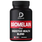 DEDICAD Bromelain 500mg Digestive Enzyme Supplement - 210 Capsules