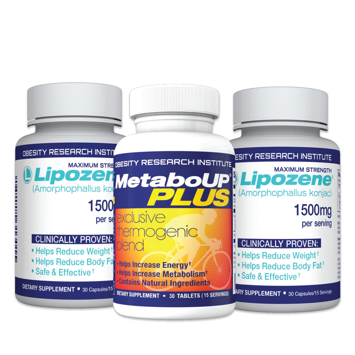 Lipozene Weight-Management Fiber Supplement Glucomannan - 90 Capsules