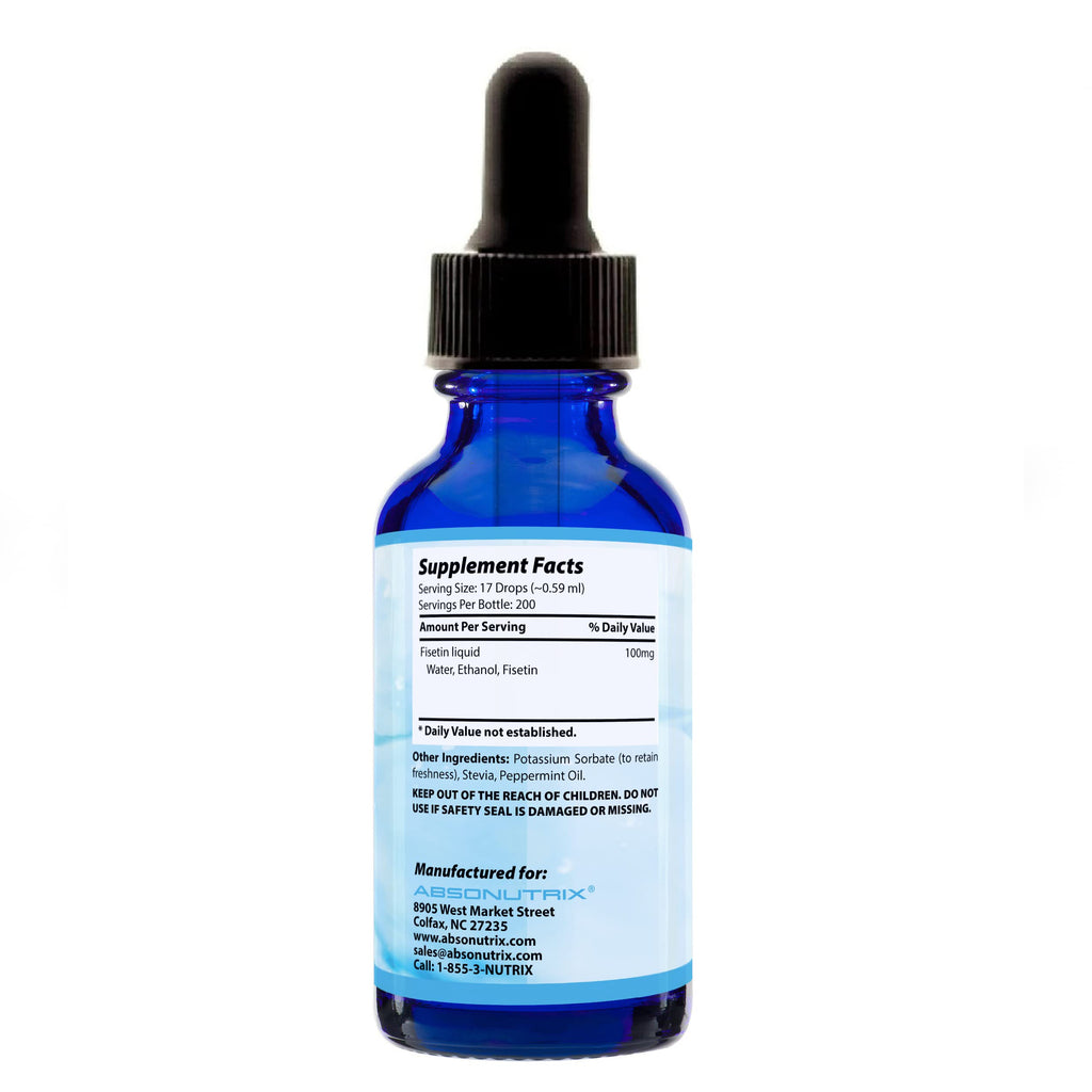 Absonutrix Fisetin 100 mg Liquid - 200 Servings - image 2