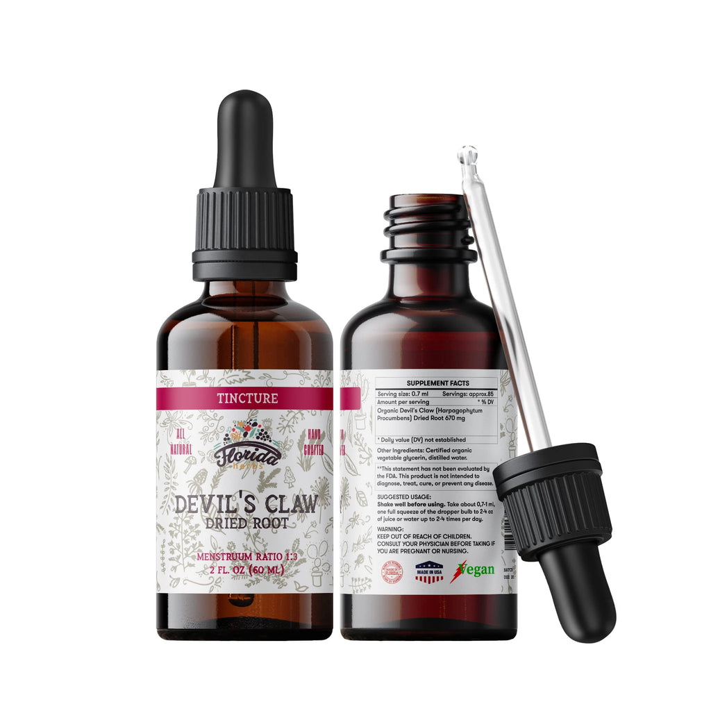 Florida Herbs Devil's Claw Tincture Alcohol-Free Extract - 2 oz
