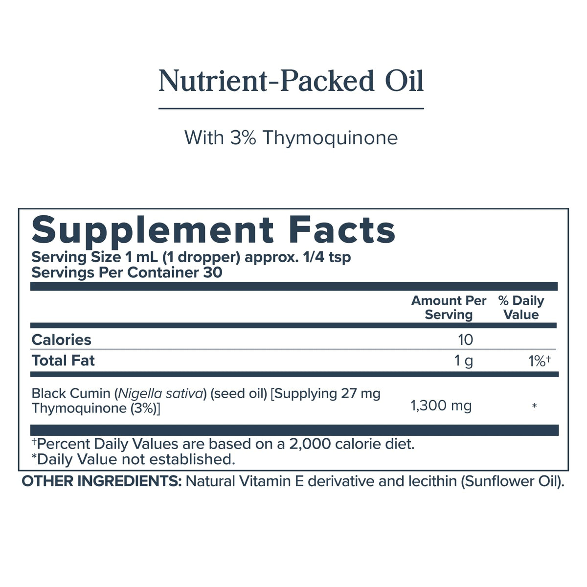 HERITAGE Black Seed Oil 3% Thymoquinone Liquid Supplement - 1 Fl Oz - image 3