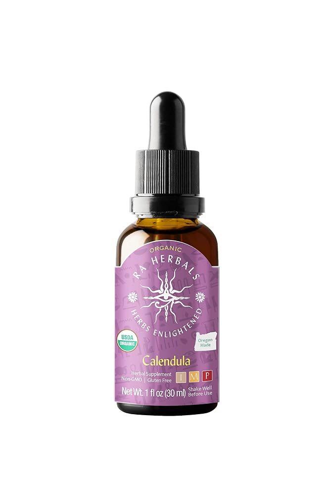 Sun God Medicinals Ra Herbals Organic Calendula Liquid Extract - 1 fl oz