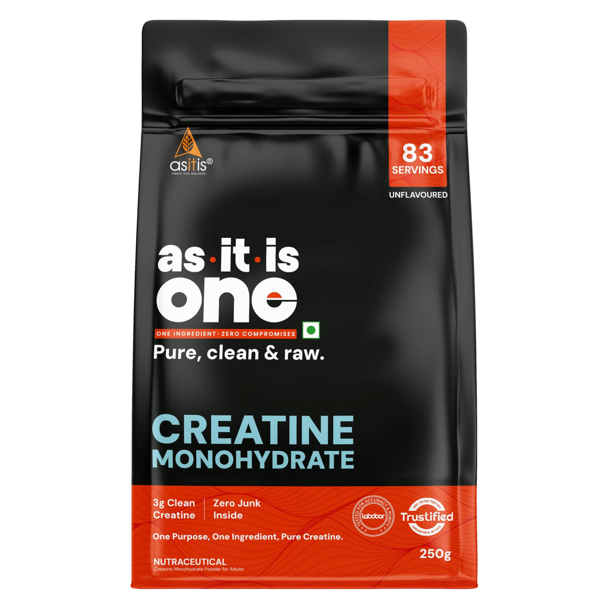 Asitis Nutrition Creatine Monohydrate Powder - 8.8 oz