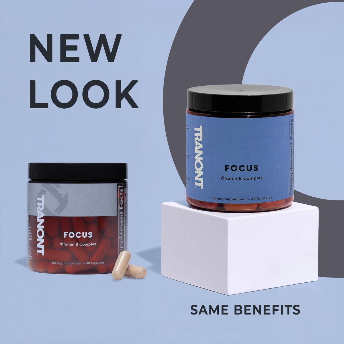 Tranont Focus Vitamin B Complex with Lion's Mane - 90 Capsules - image 2