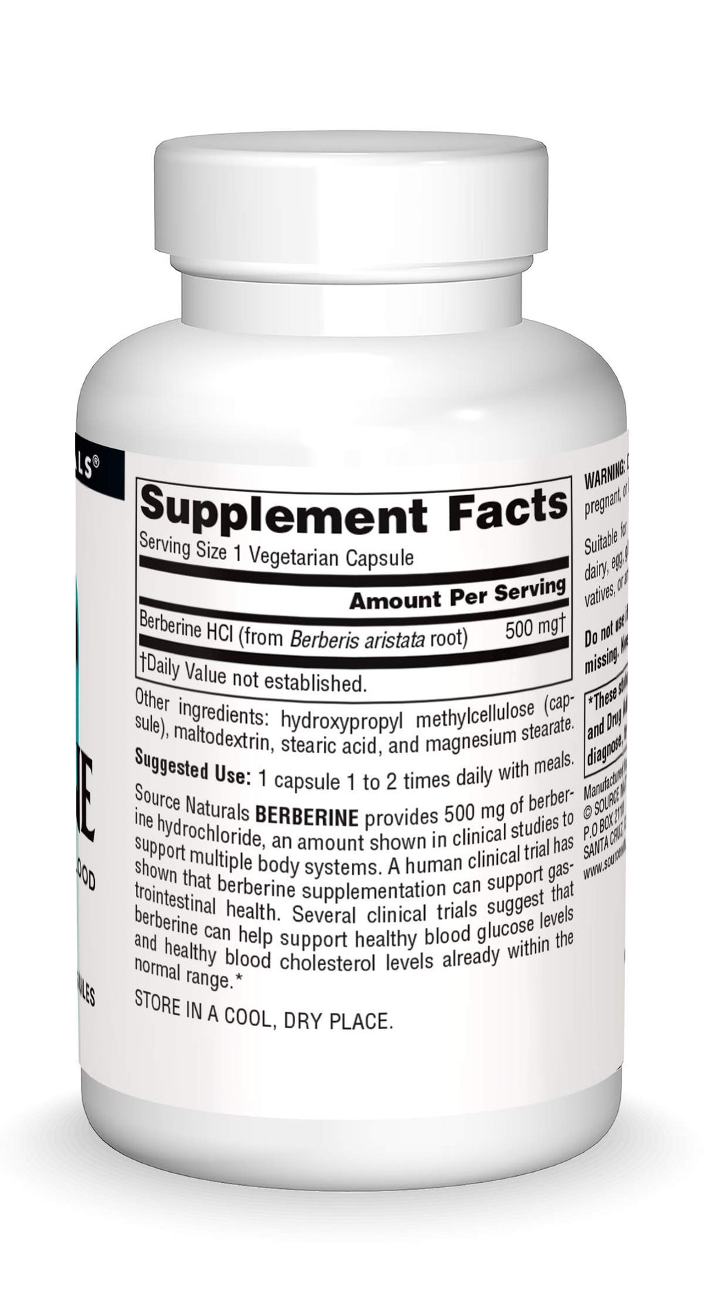 Source Naturals Berberine Vegetable Capsule